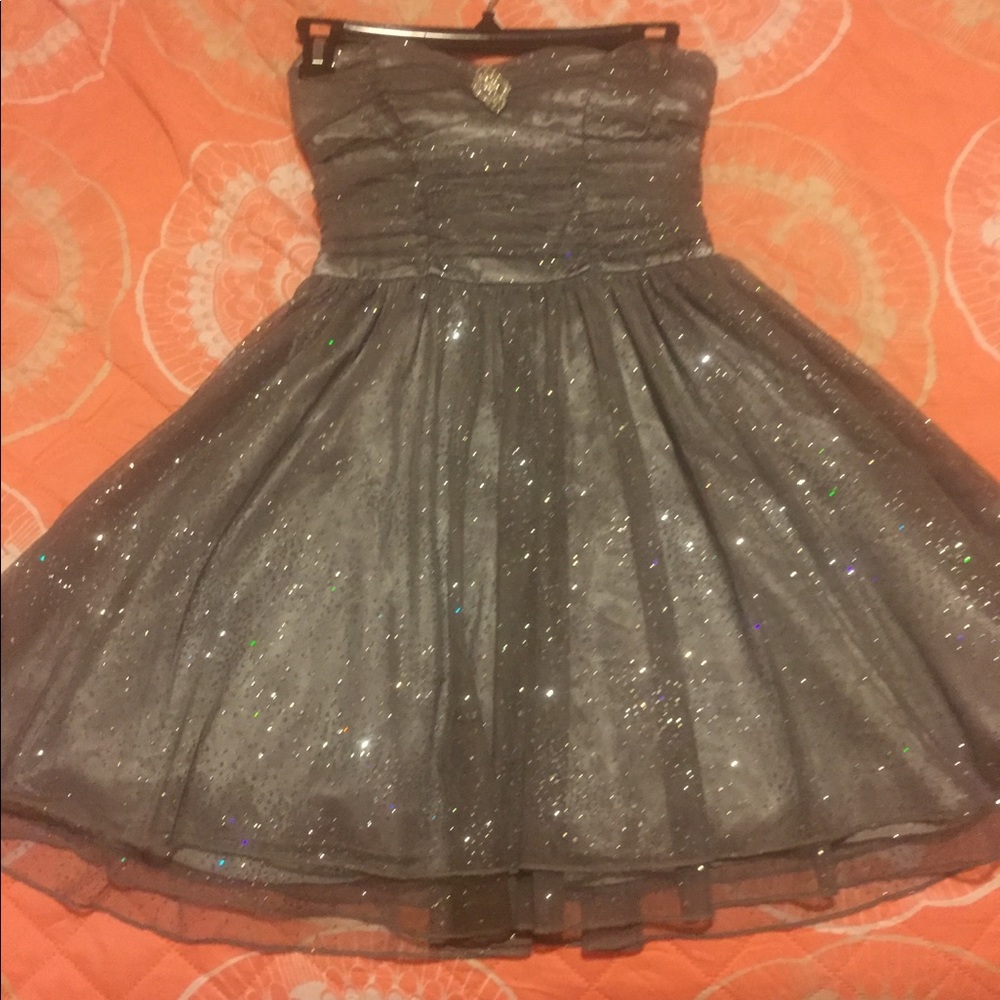 Stunning Silver Sparkle Speechless Dress